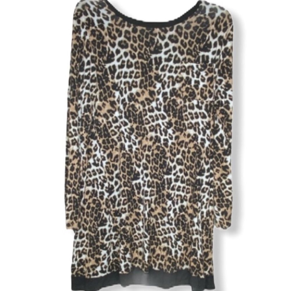 Mise Au Point Leopard Print Dress